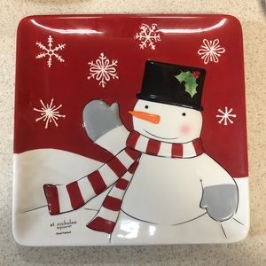 Snowman Plate